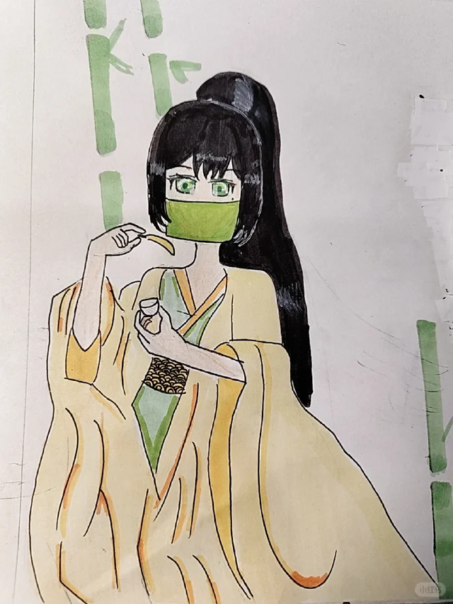 沈玉竹闲的没事干所以画画