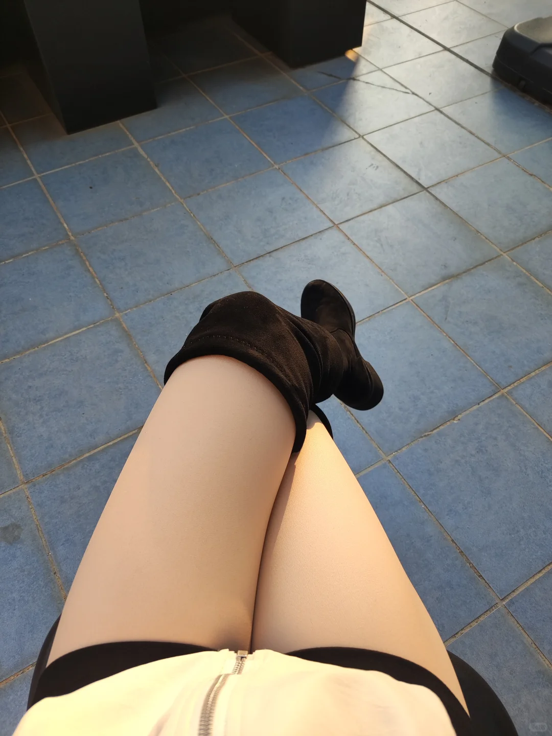 谁能看出来我穿了光腿神器