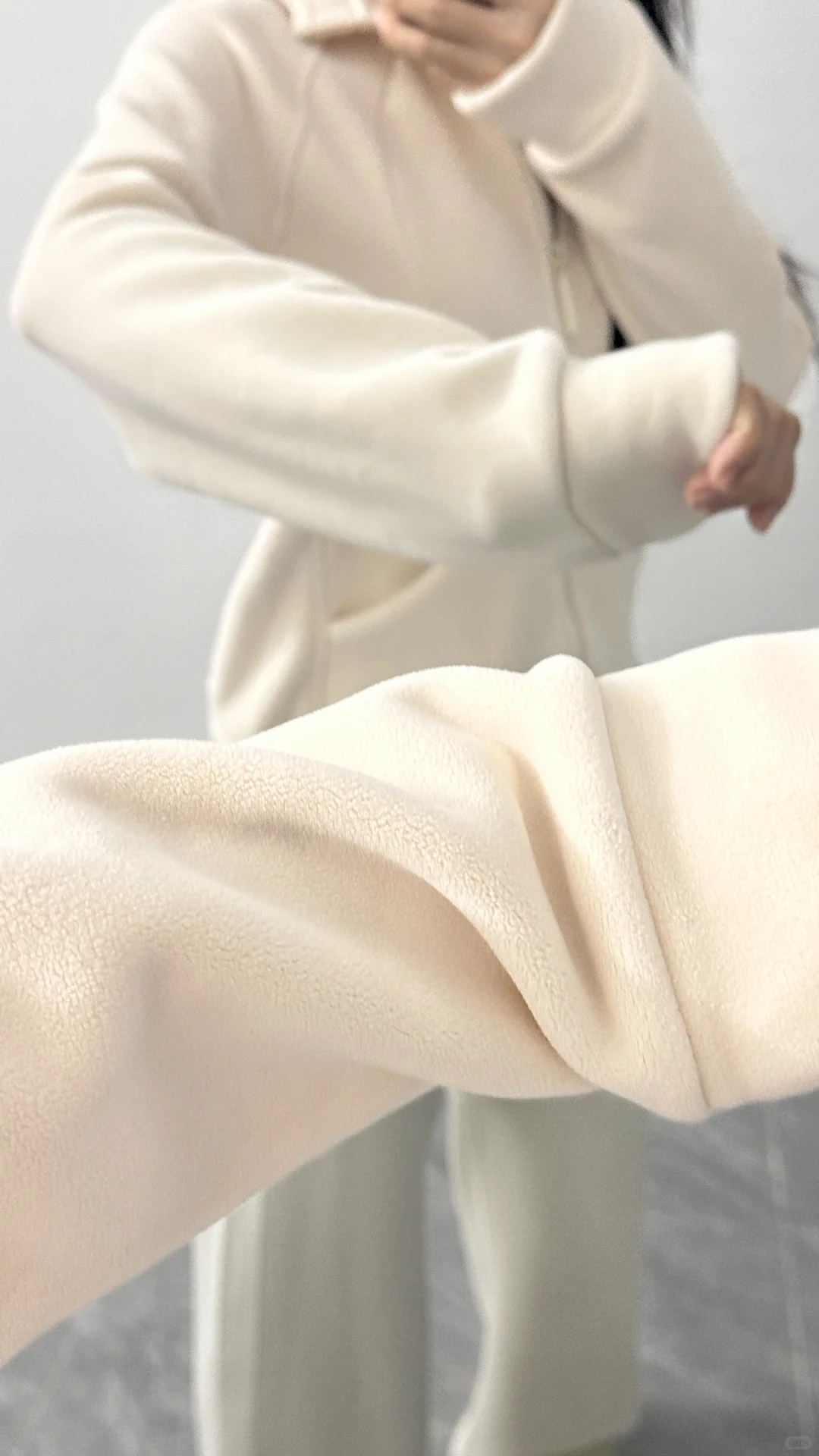 瑜伽服外穿居然这么绝！奶白软fufu 🤍