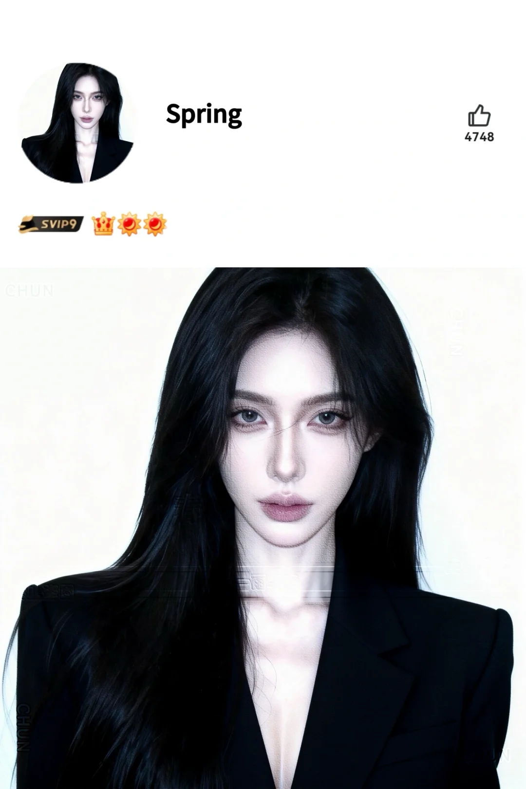 可断｜西装御姐黑色系12.16