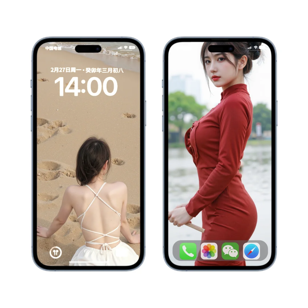 清透感小众美女壁纸🌙🍑 不撞款合集！