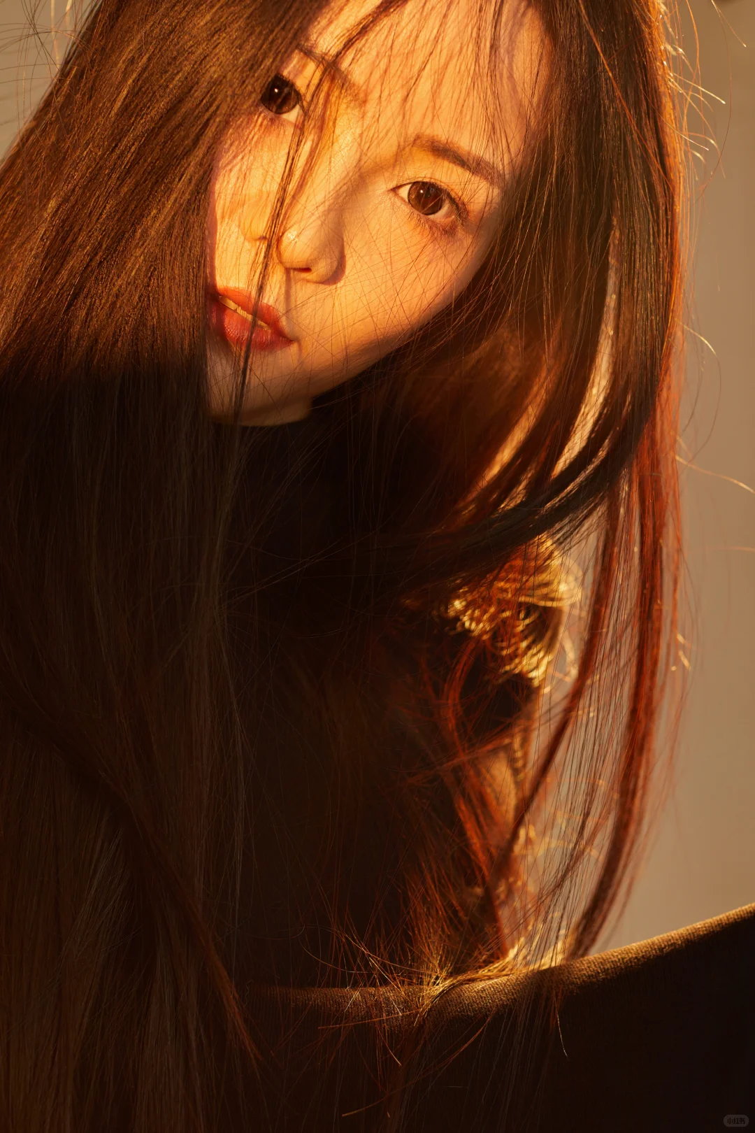 高级感肖像写真暗调肖像