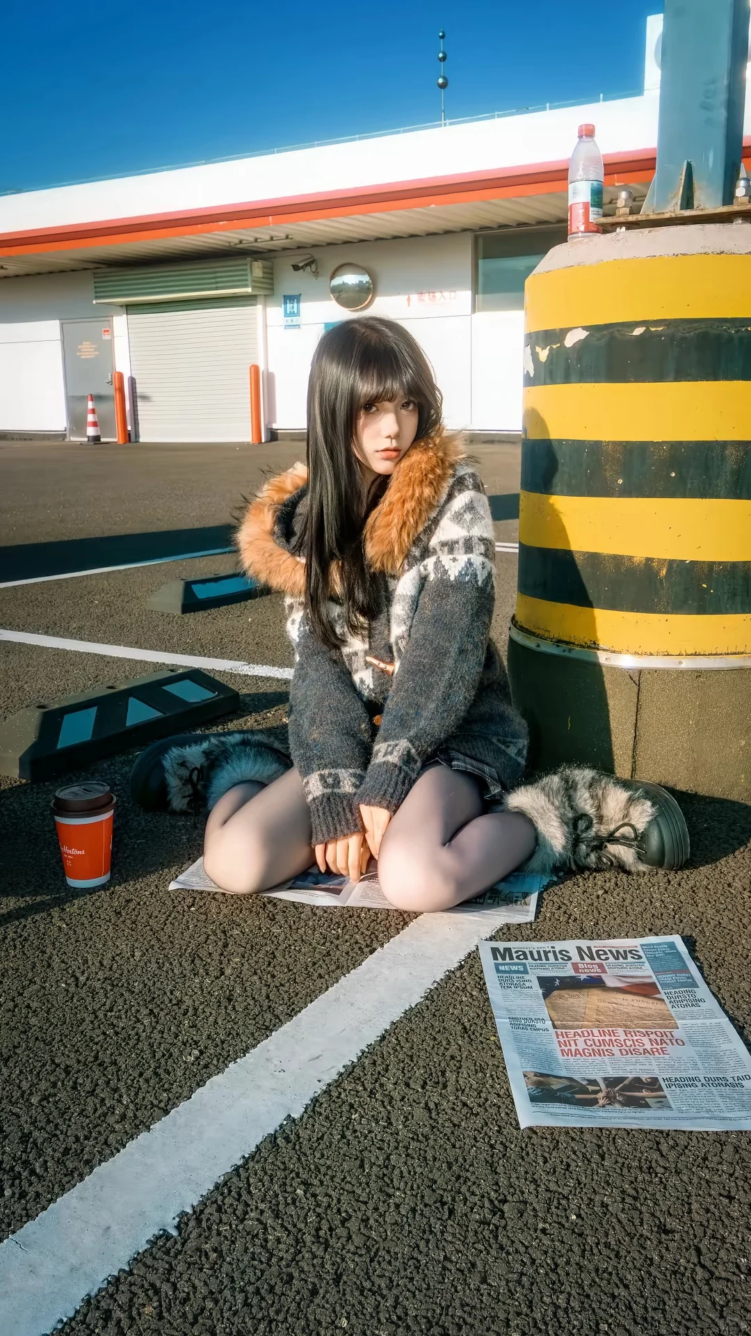 🔥楼顶停车场辣妹图鉴！谁懂！