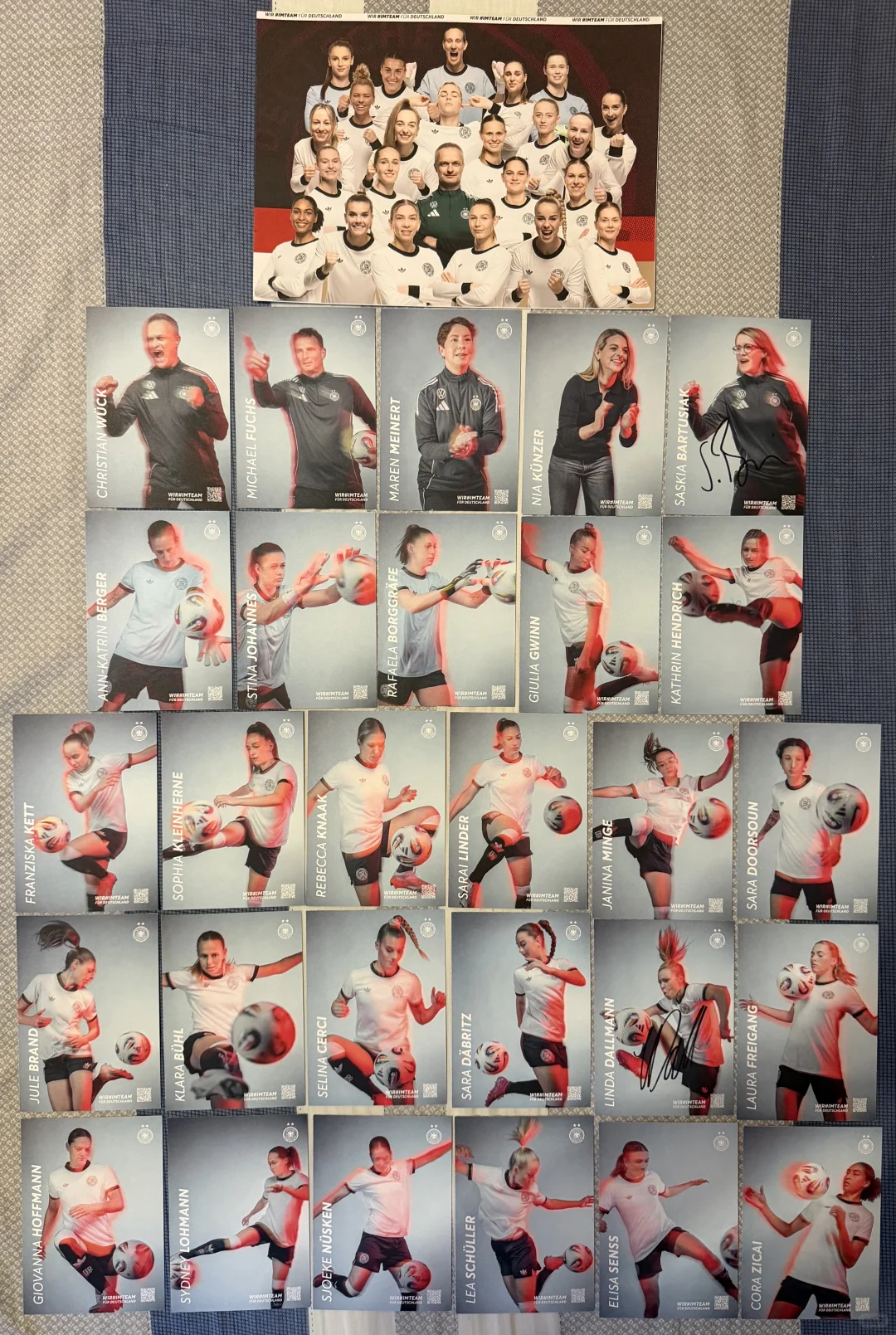 🇩🇪德国队女足125周年官卡