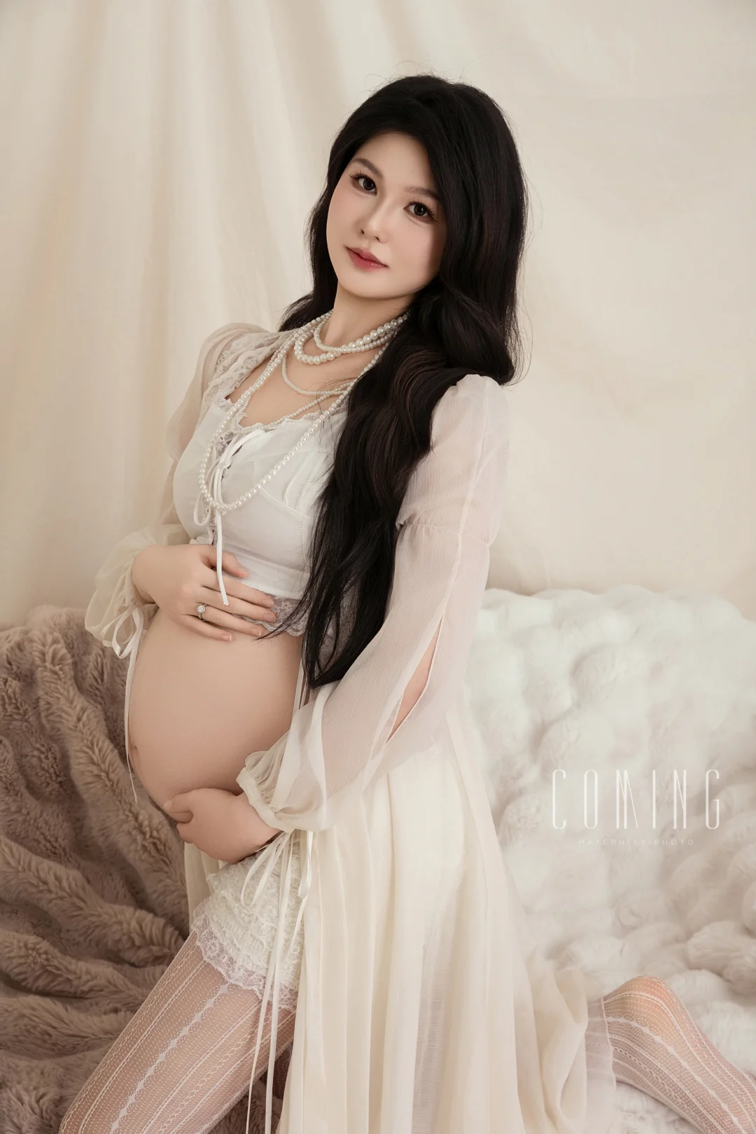 孕期颜值巅峰｜被我这套纯欲风孕妇照拿捏~