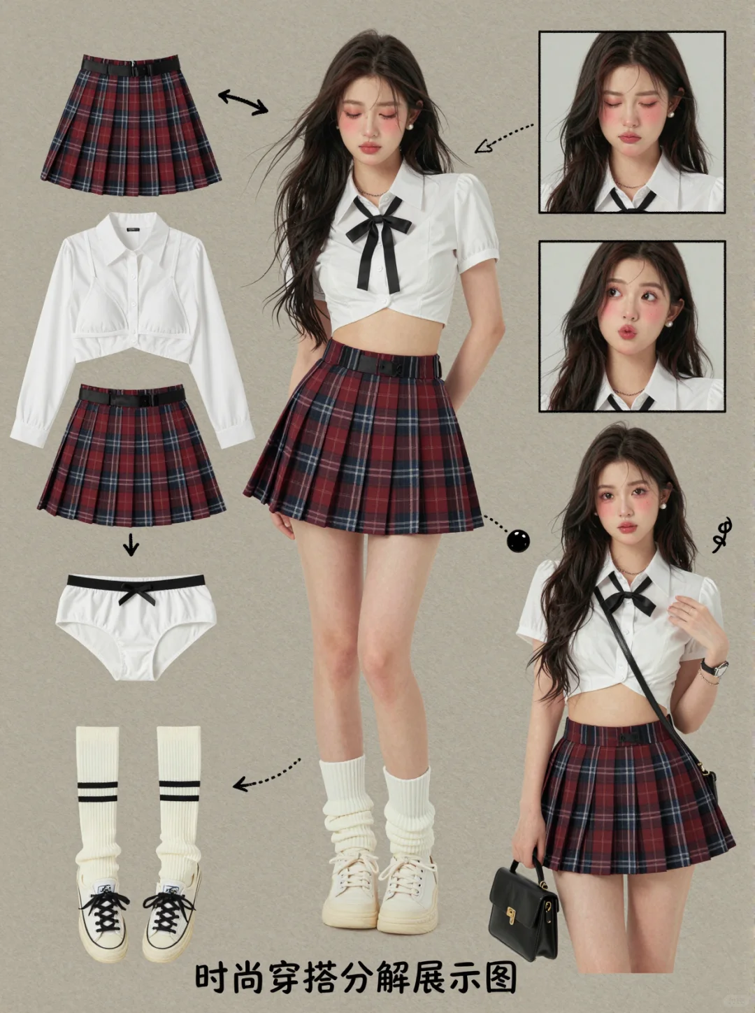 OOTD | 纯欲可爱风JK穿搭拆解