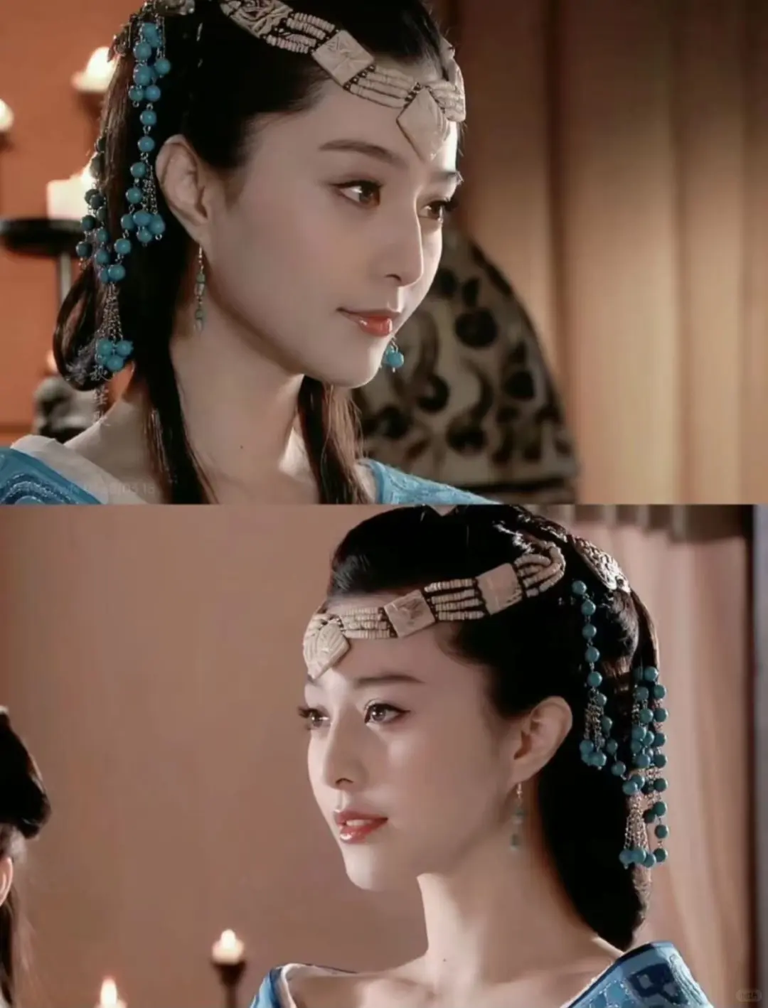 她的眼睛太美了