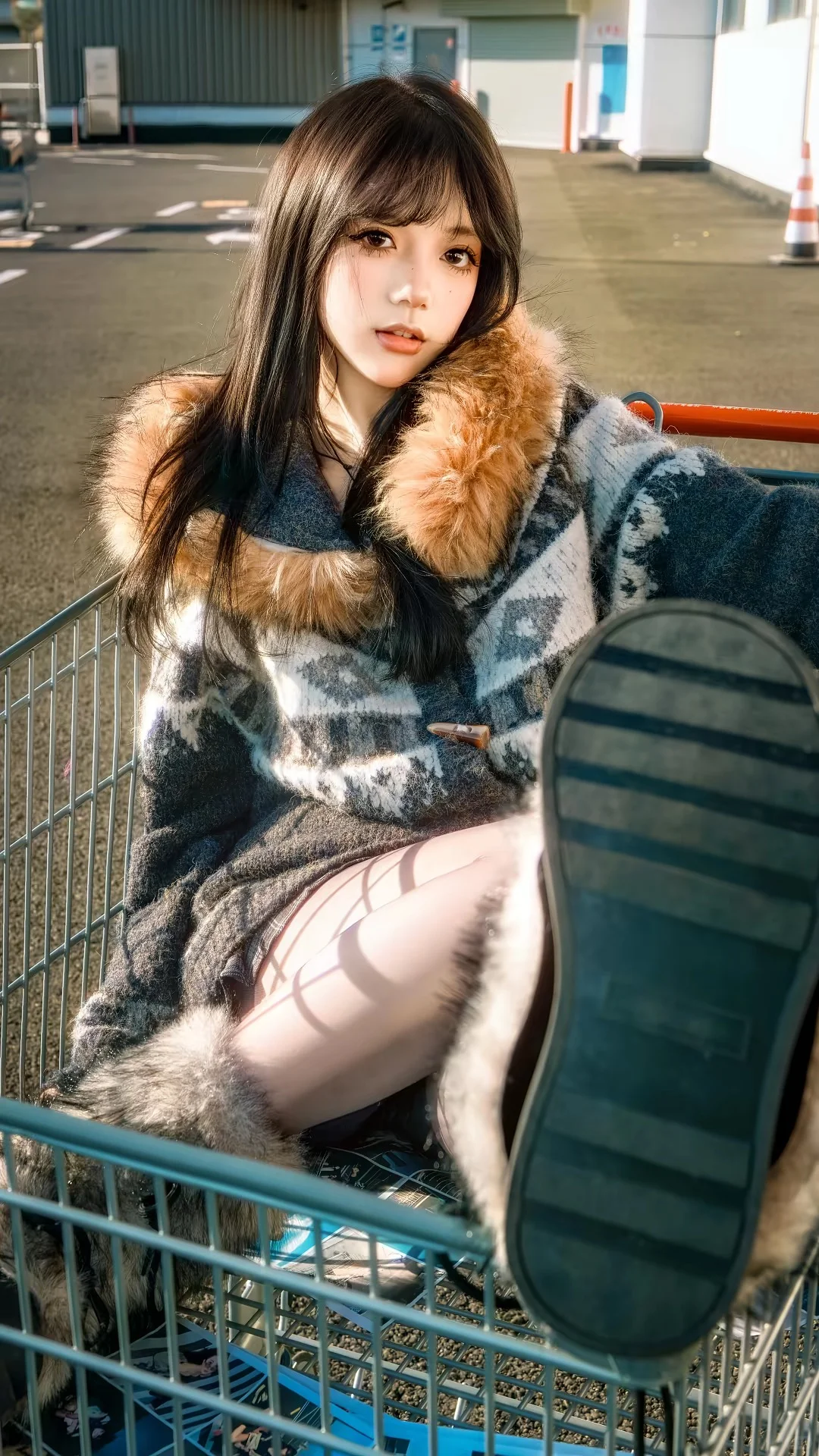 🔥楼顶停车场辣妹图鉴！谁懂！