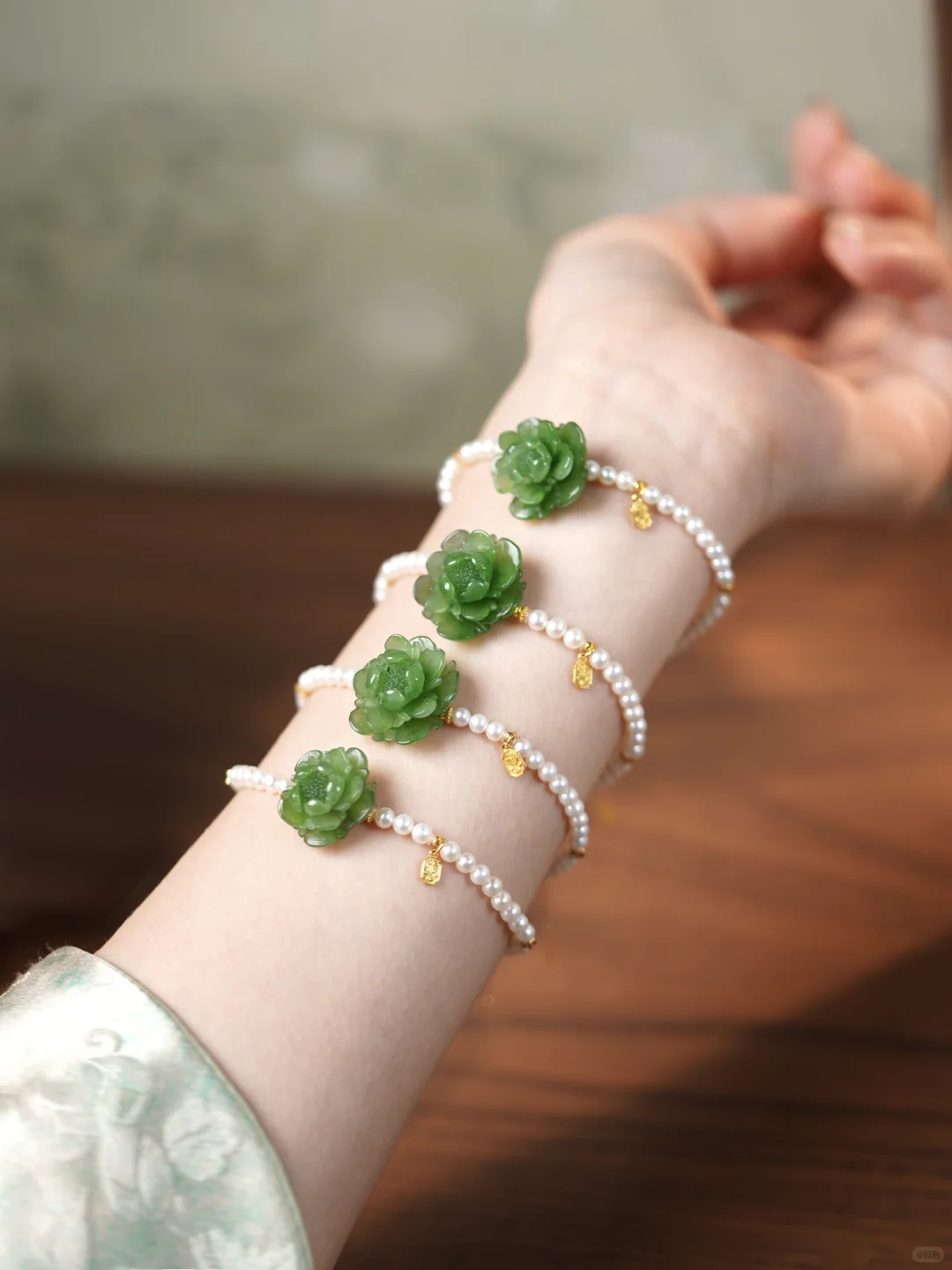 中式优雅🍃国色天香，牡丹含露真珠颗