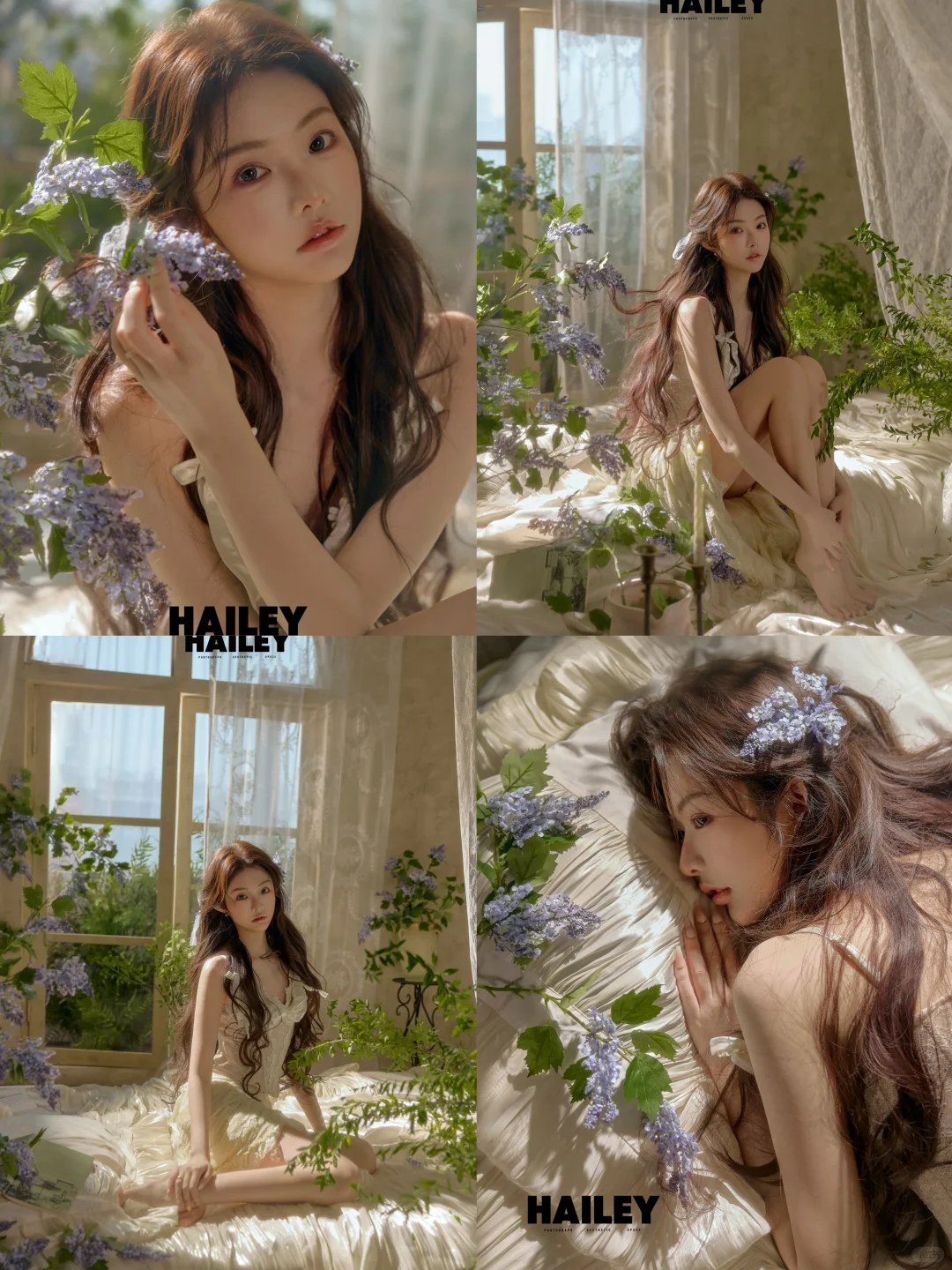 刚从绿野油画里逃出来🌿✨｜法式少女写真