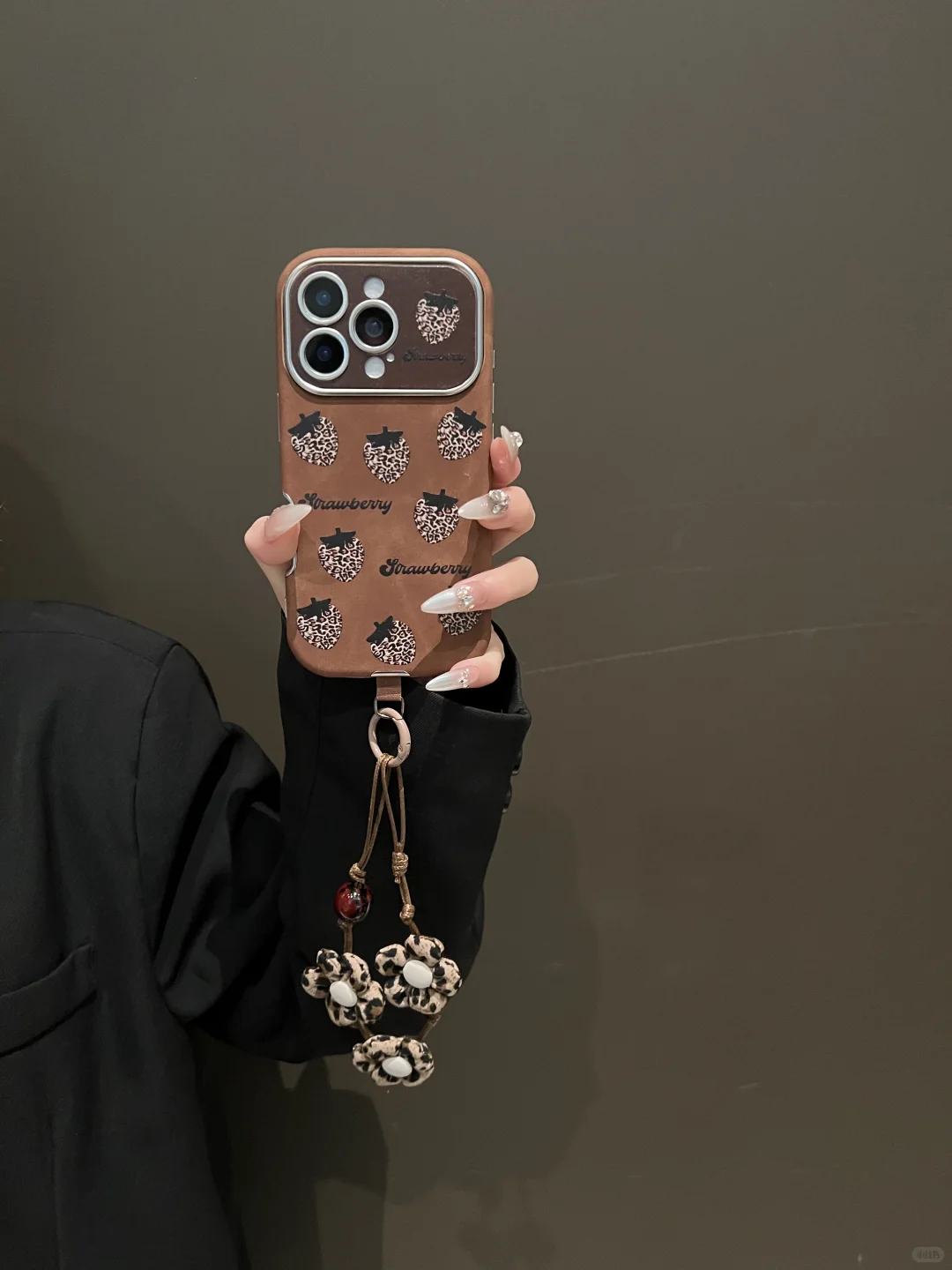 辣妹草莓豹纹🤎可泰稀罕辣！！