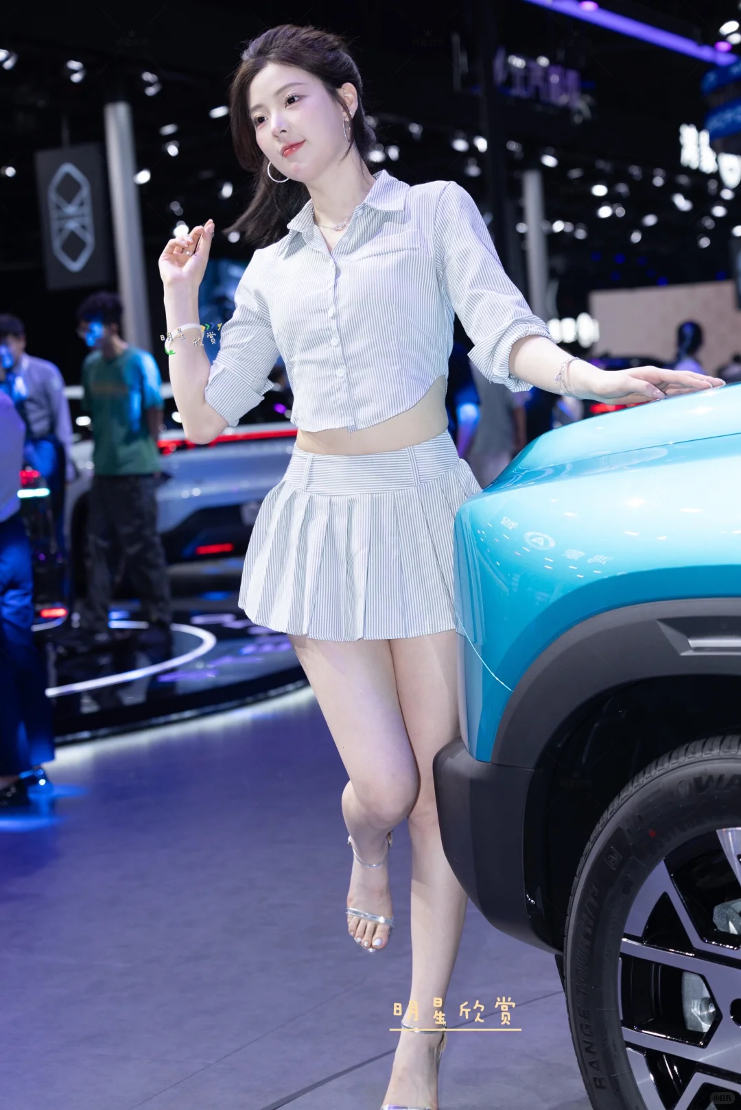 元气甜嘟嘟的春晓白到闪眼