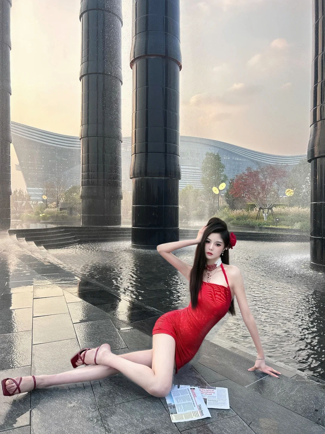 成都陪拍🔍SKP九宫格御姐拍照 轻松get