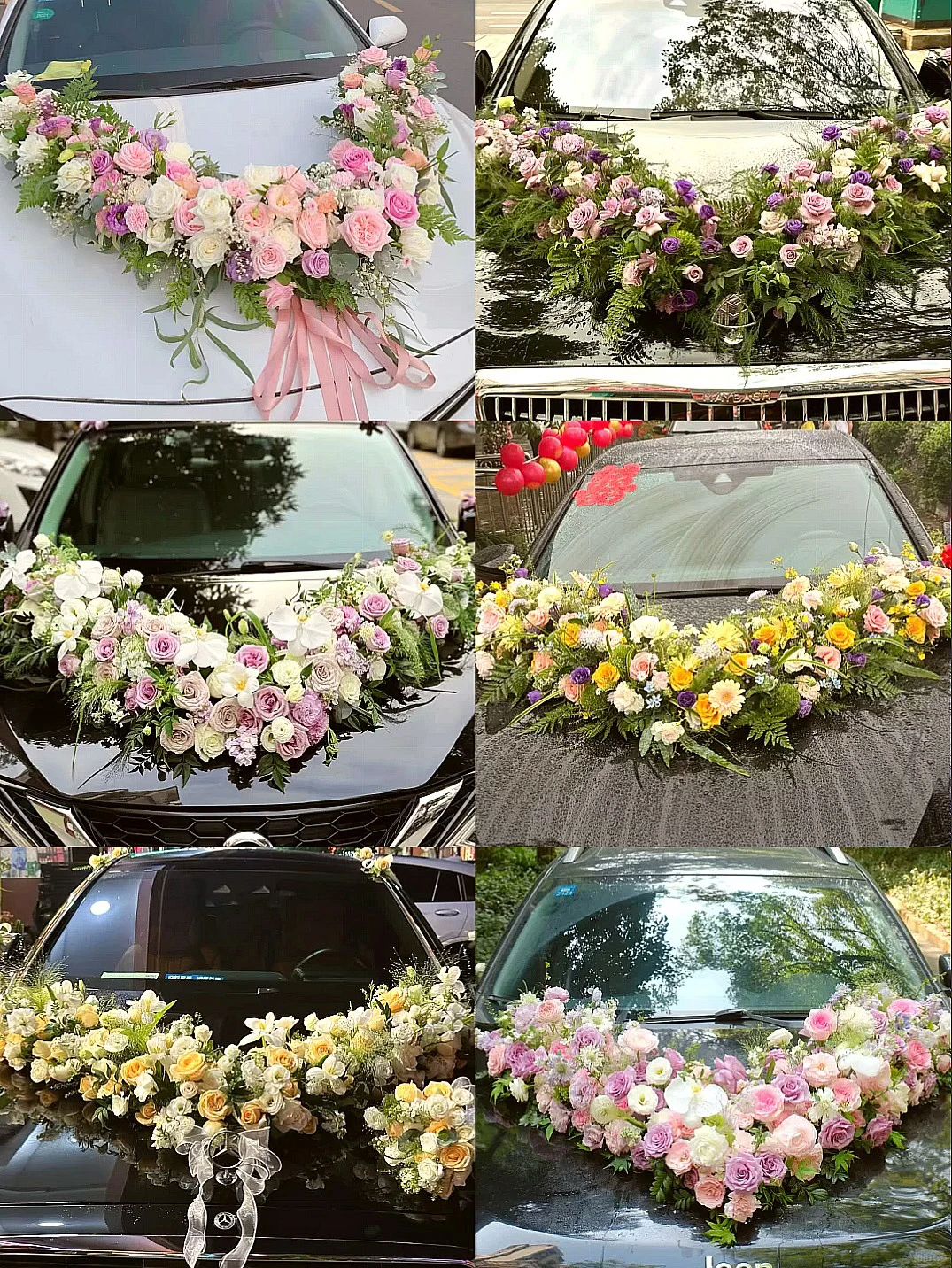 哇塞！ 曲阜婚车花都长啥样啊😱