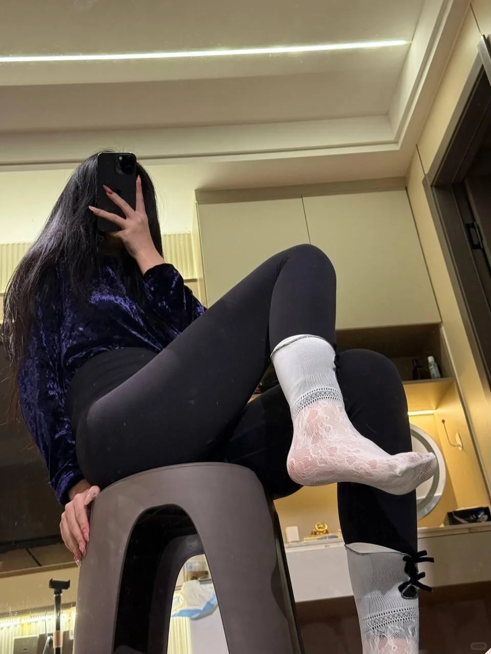 瑜伽裤和蕾丝🧦同时存在，爱了爱了