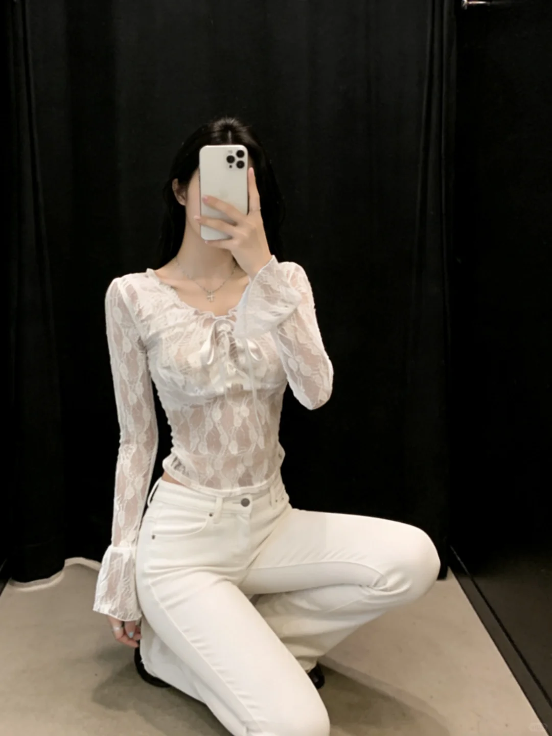 纯欲显瘦！这件蕾丝真的好看到没边了！