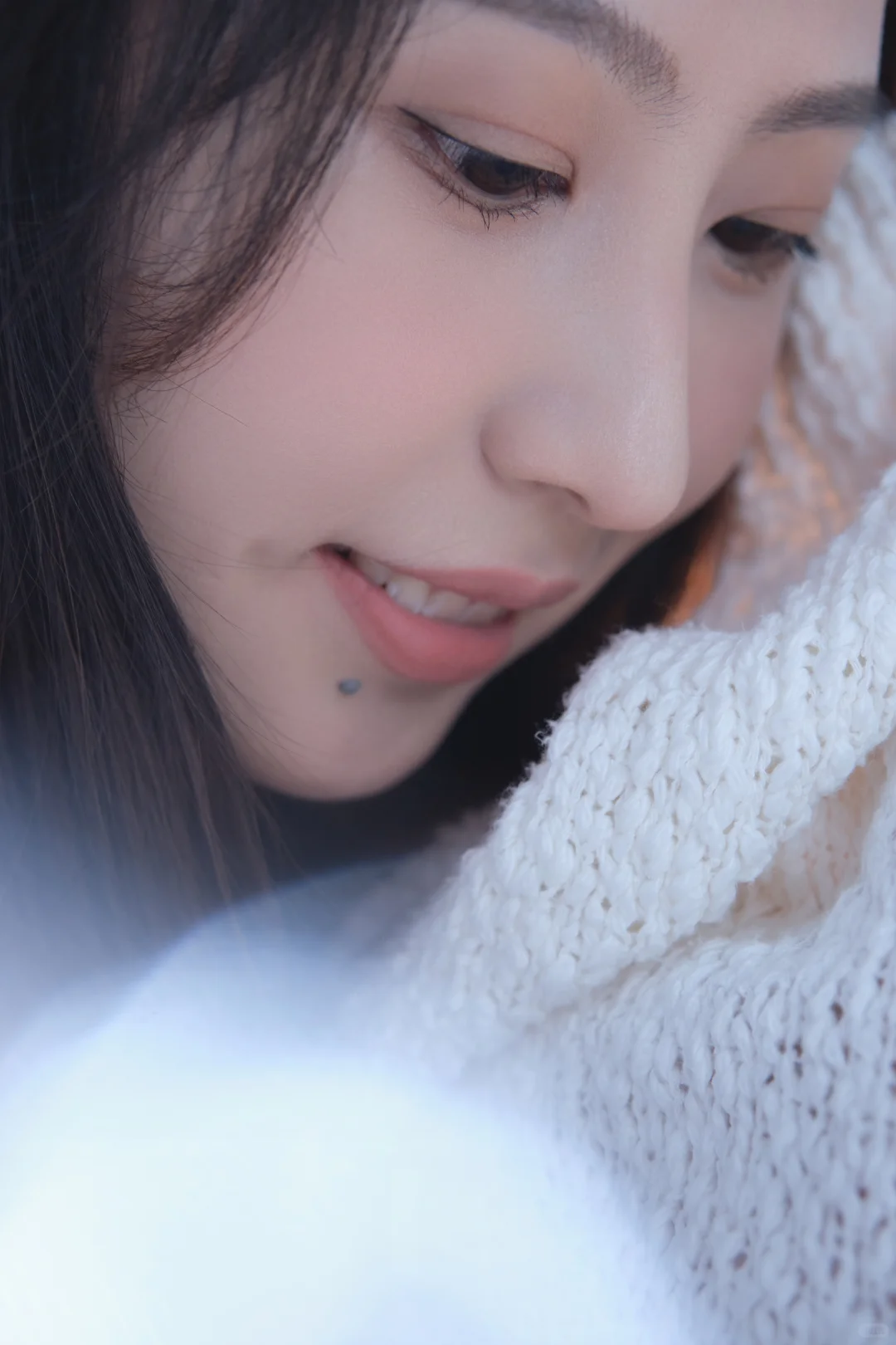 纯黑白质感肖像摄影