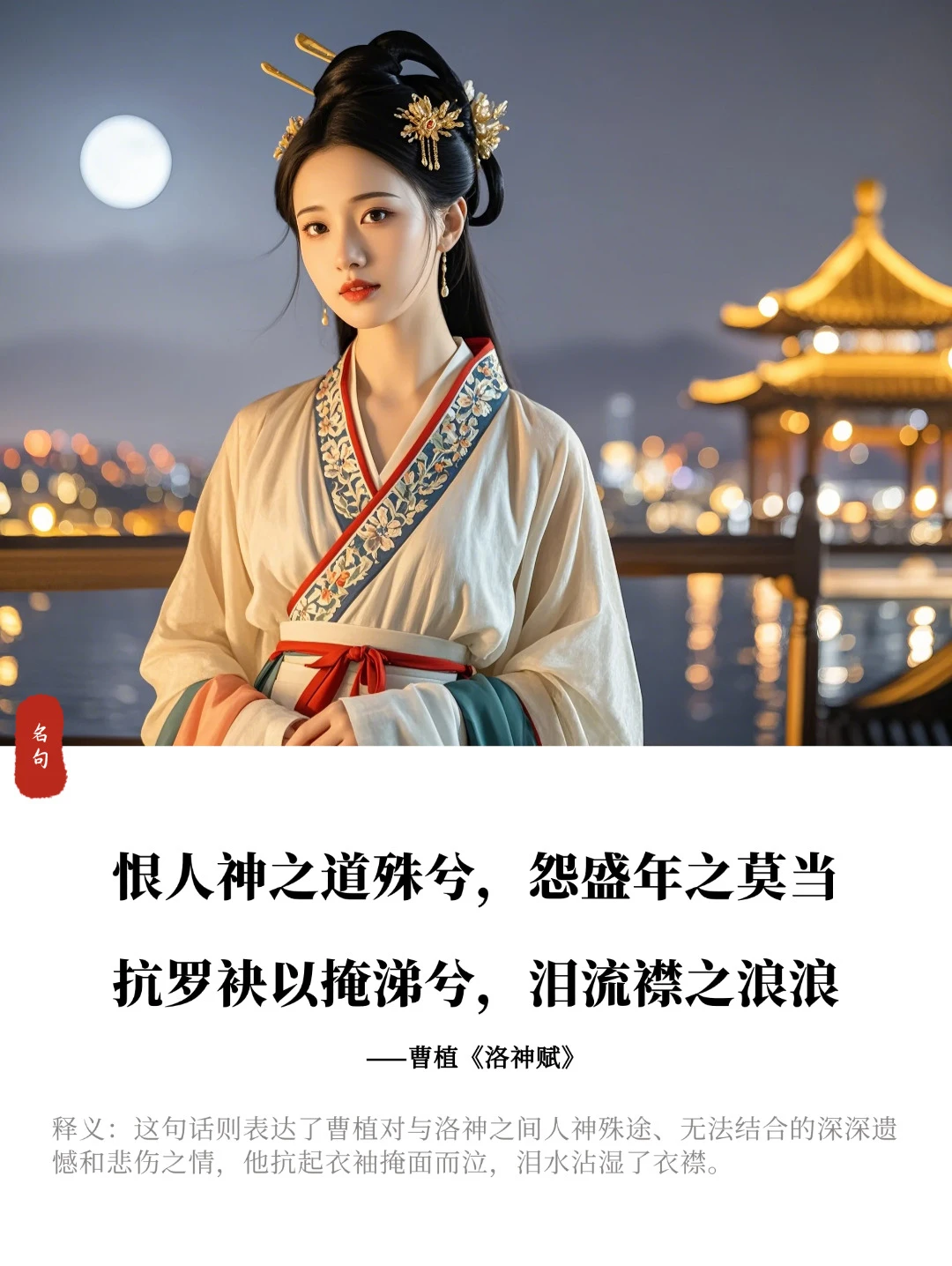 洛神赋中最唯美的句子