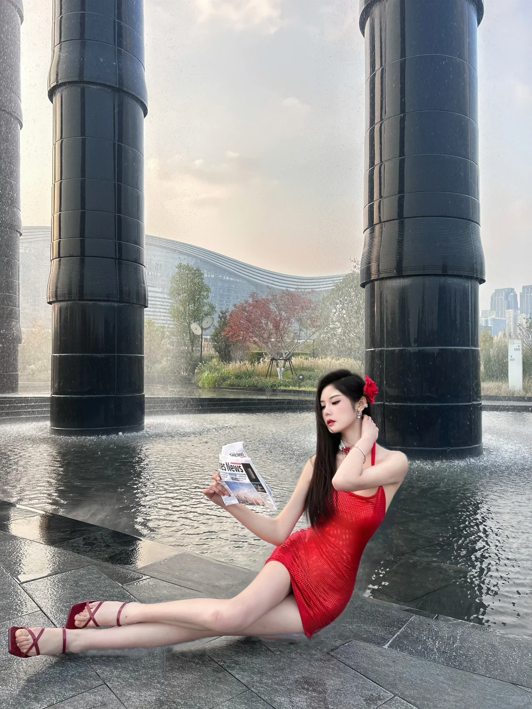 成都陪拍🔍SKP九宫格御姐拍照 轻松get