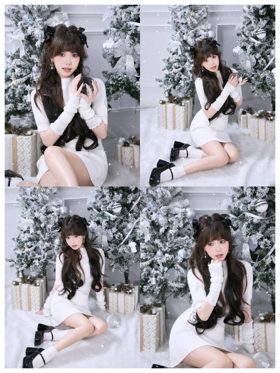 白色恋人❄️甜欲圣诞写真🍎朋友圈赞爆啦