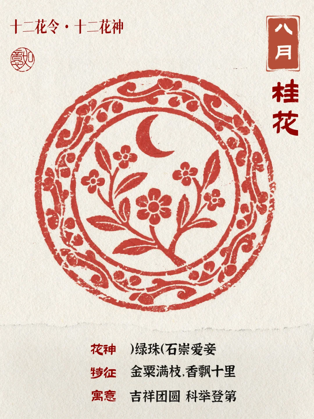 90%人不知道！传统12花令和花神图鉴❤️