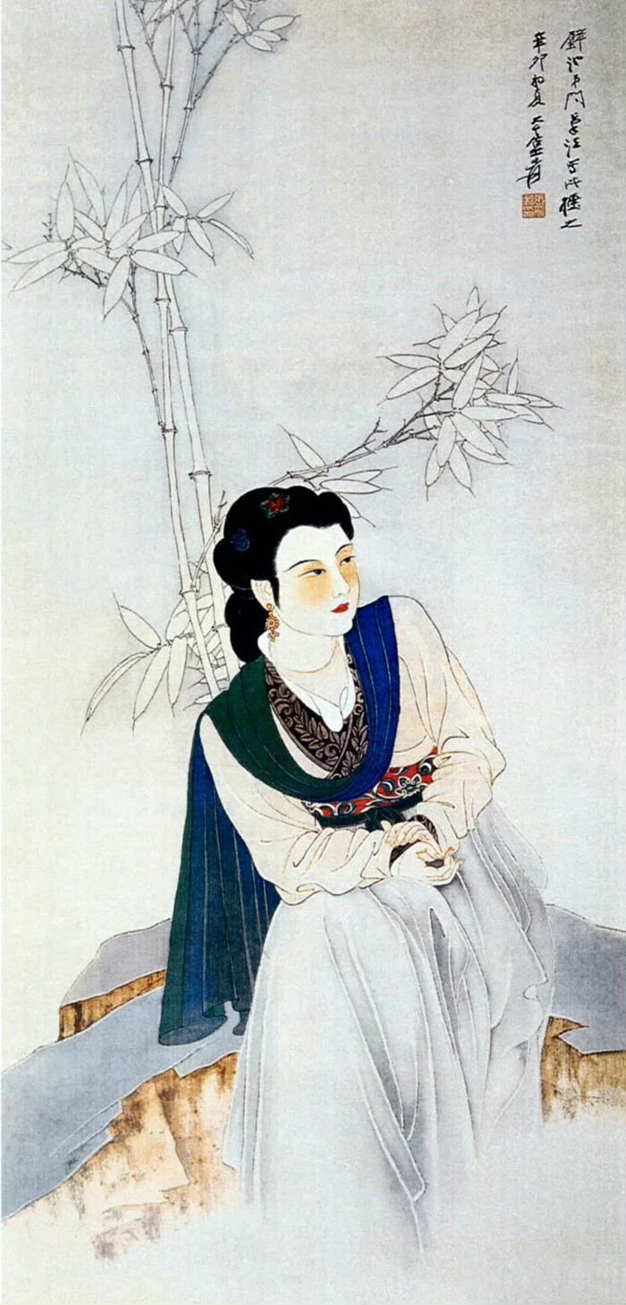 张大千眼中的美女