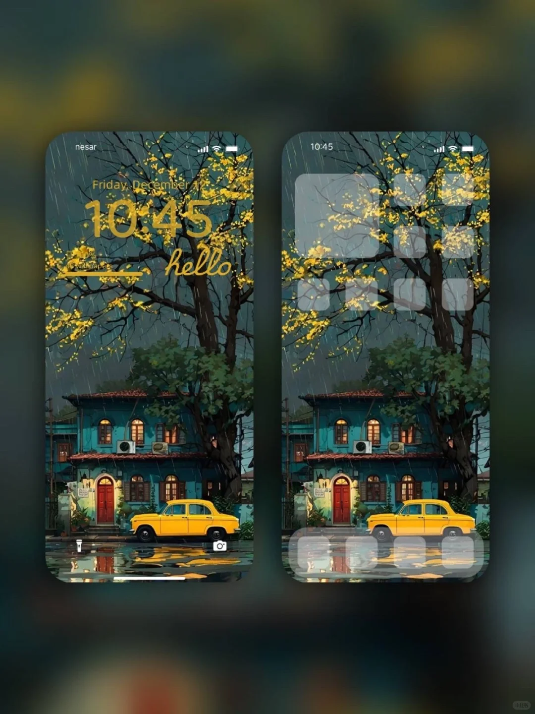 𝗦𝗵𝗮𝗿𝗲 | 大雨倾盆的旧时光，油画质感！