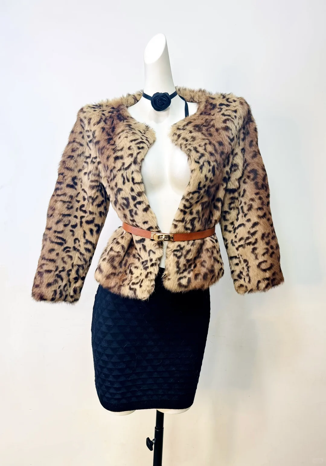 御姐豹纹气质穿搭~😍😍😍