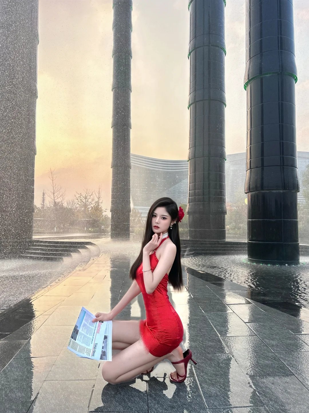 成都陪拍🔍SKP九宫格御姐拍照 轻松get