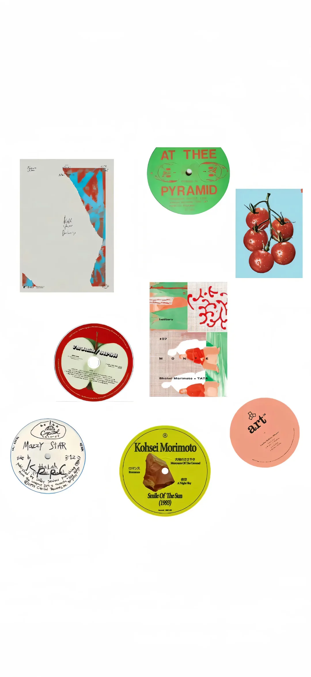 白底简约风食物篇｜小众壁纸