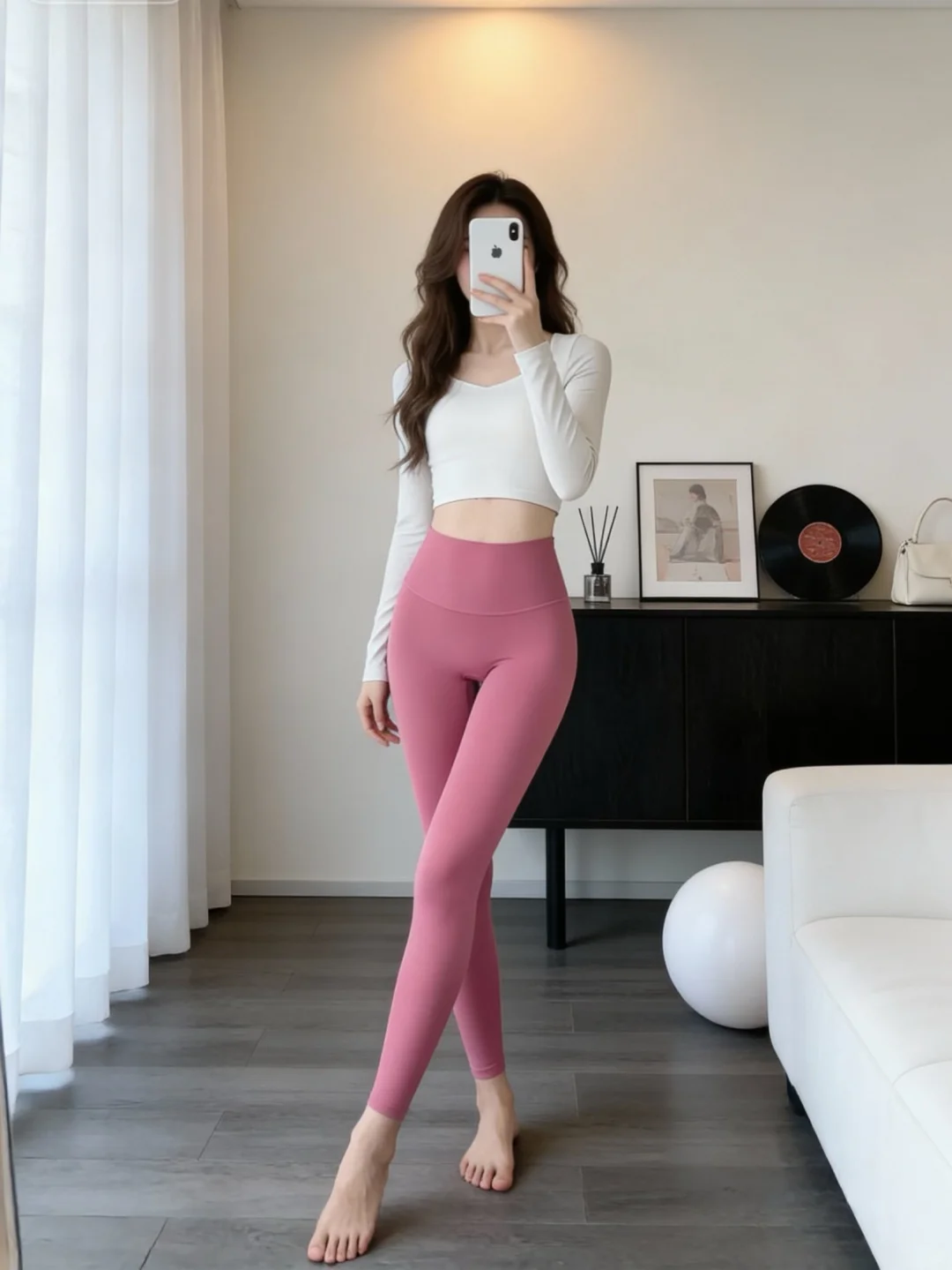 冬日里的一颗糖渍树莓🍓瑜伽服配色绝了 🍓