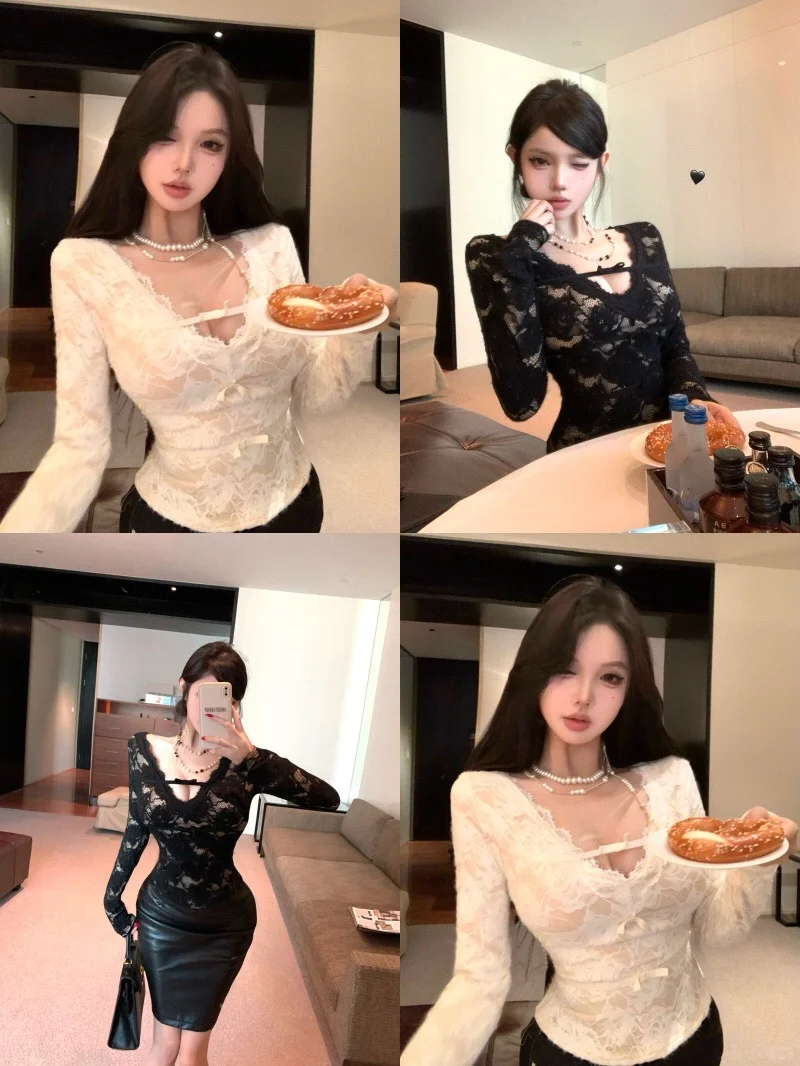 黑色蕾丝 纯欲辣妹‼️