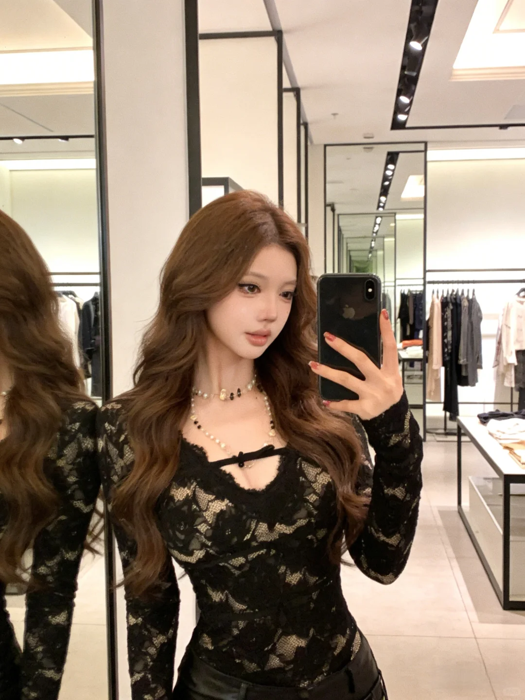 纯欲内搭！黑色真的太显瘦了！！