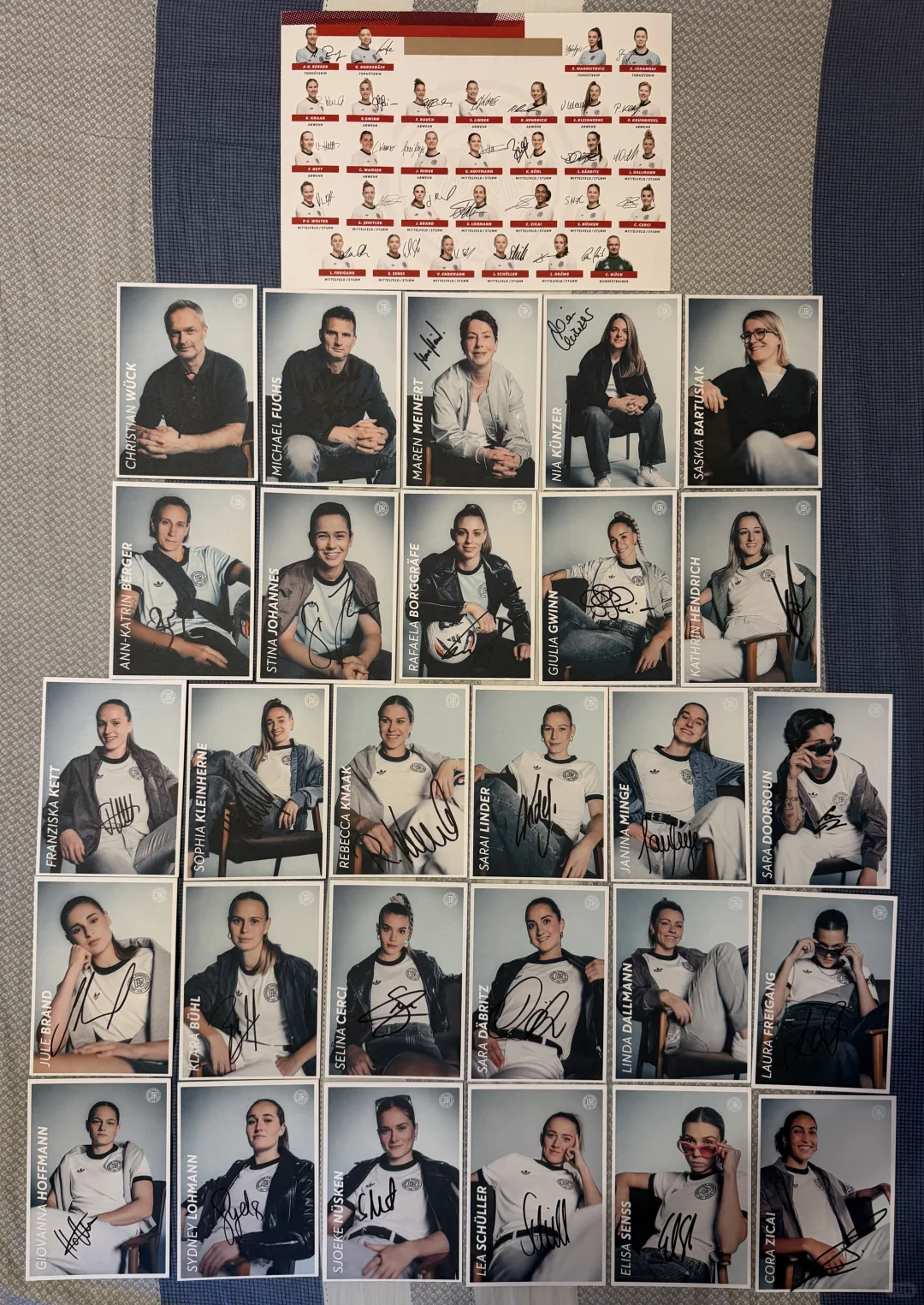 🇩🇪德国队女足125周年官卡