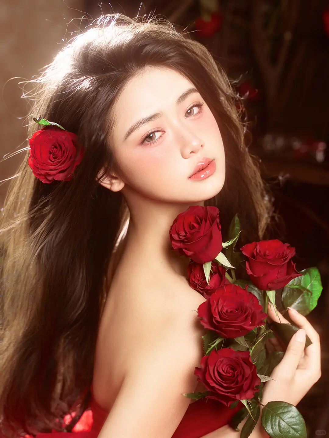 玫瑰少女🌹 永远热烈的红裙浪漫