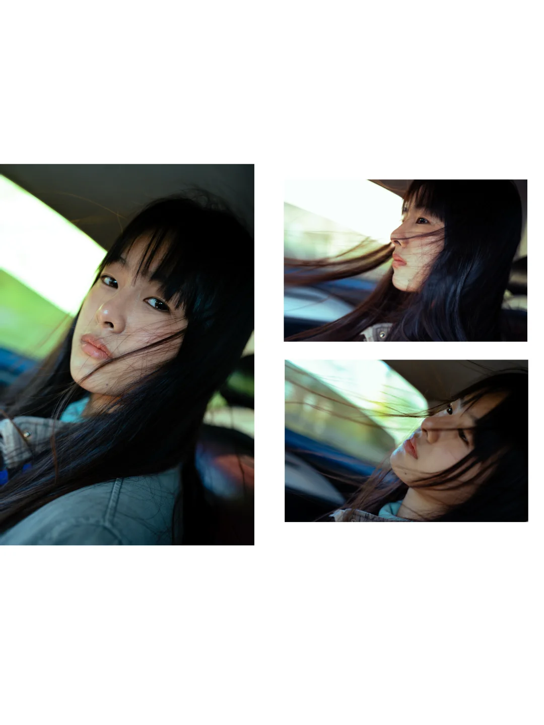 当我把照片按苍井优旅行写真排版