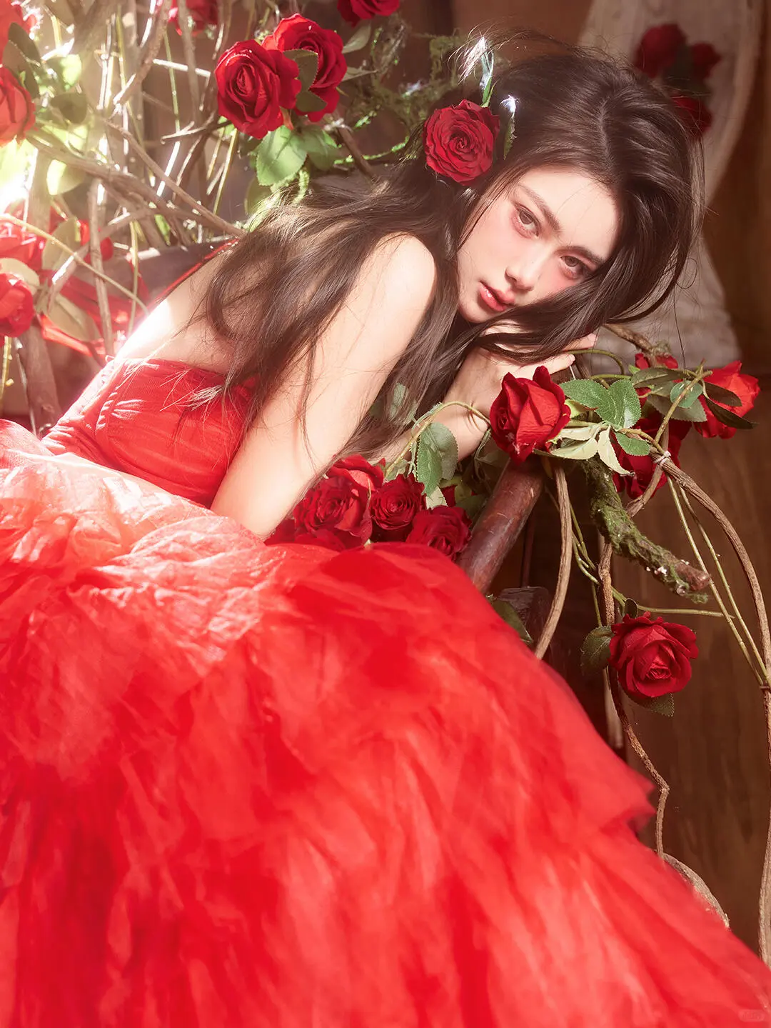 玫瑰少女🌹 永远热烈的红裙浪漫