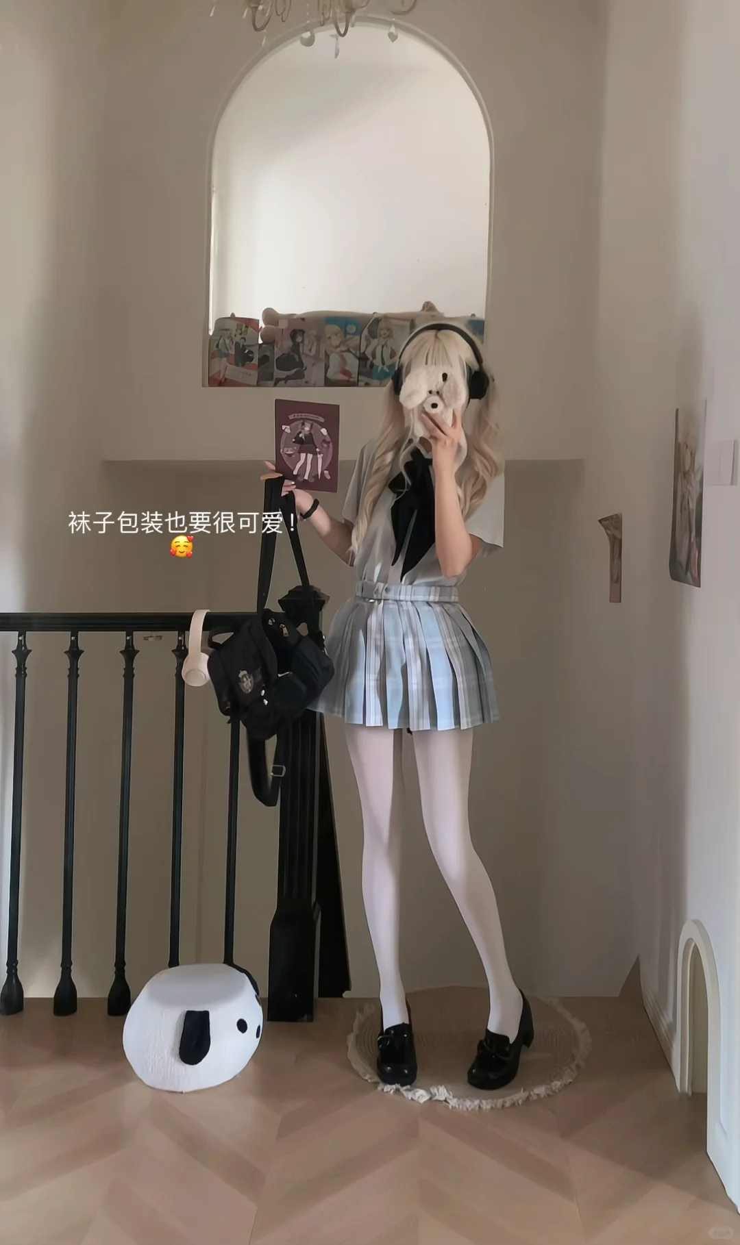 168✌️二次元漫画感袜子厚白搭配来咯！