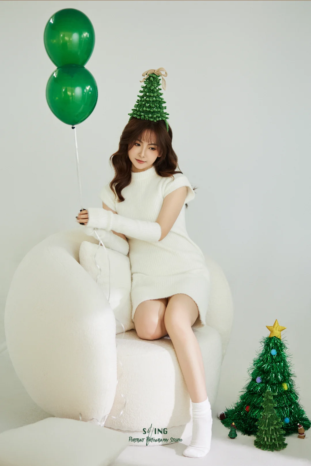 圣诞树长我脑袋上啦🎄这组纯欲圣诞赢麻了