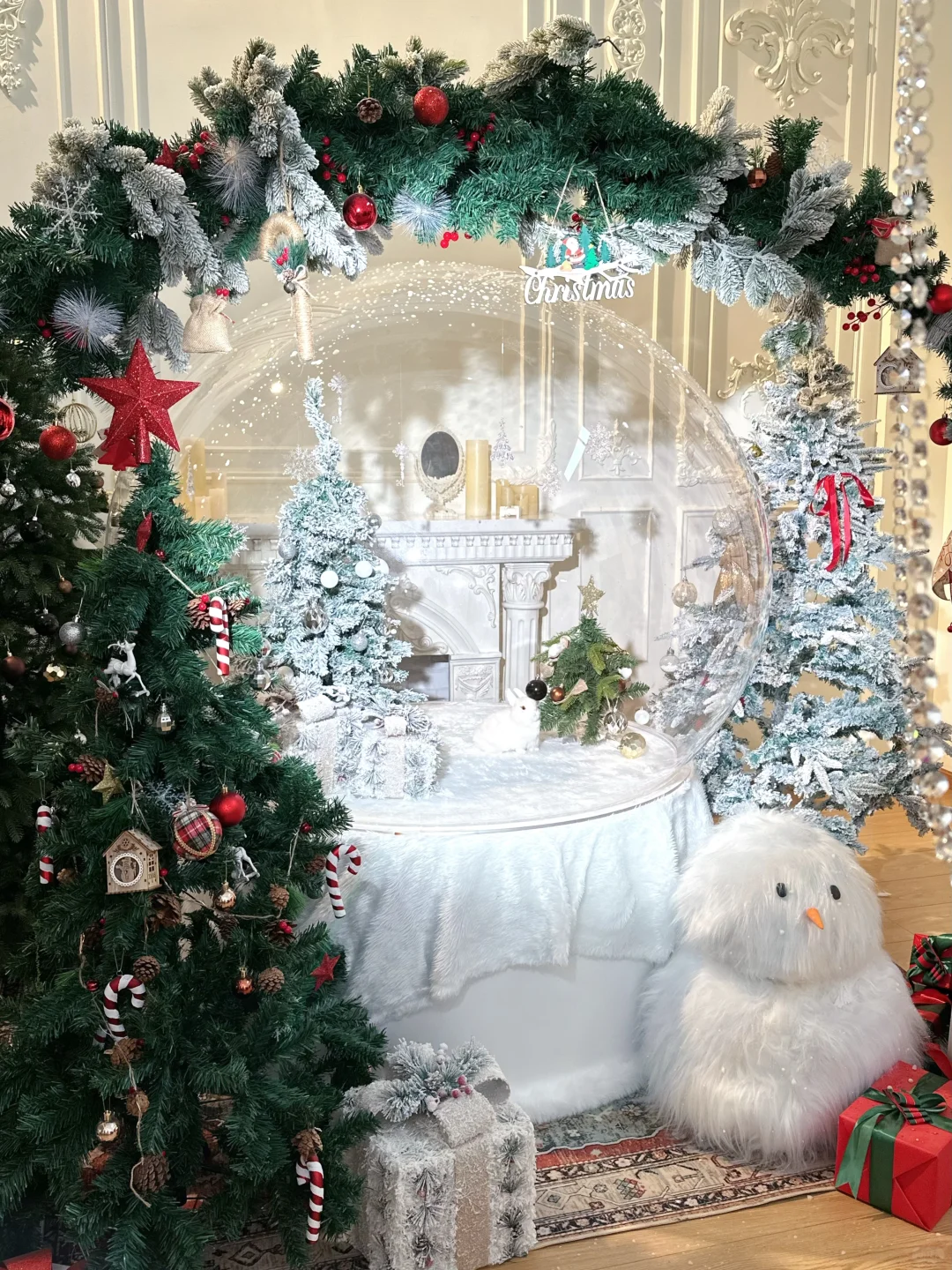 啊啊啊成都也可以拍到巨型圣诞水晶球啦！🎄