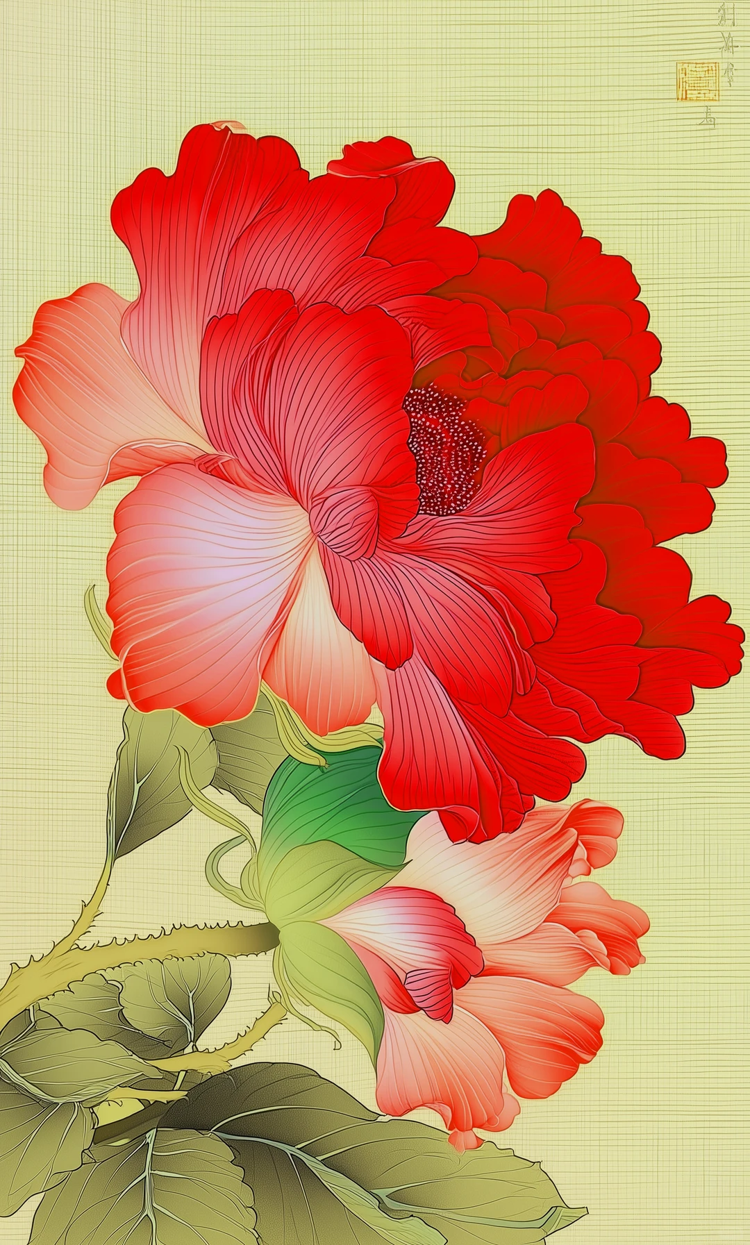 花卉图案-娇艳欲滴