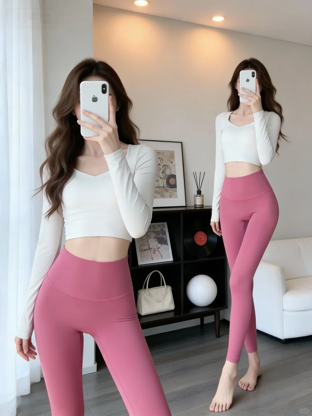 冬日里的一颗糖渍树莓🍓瑜伽服配色绝了 🍓