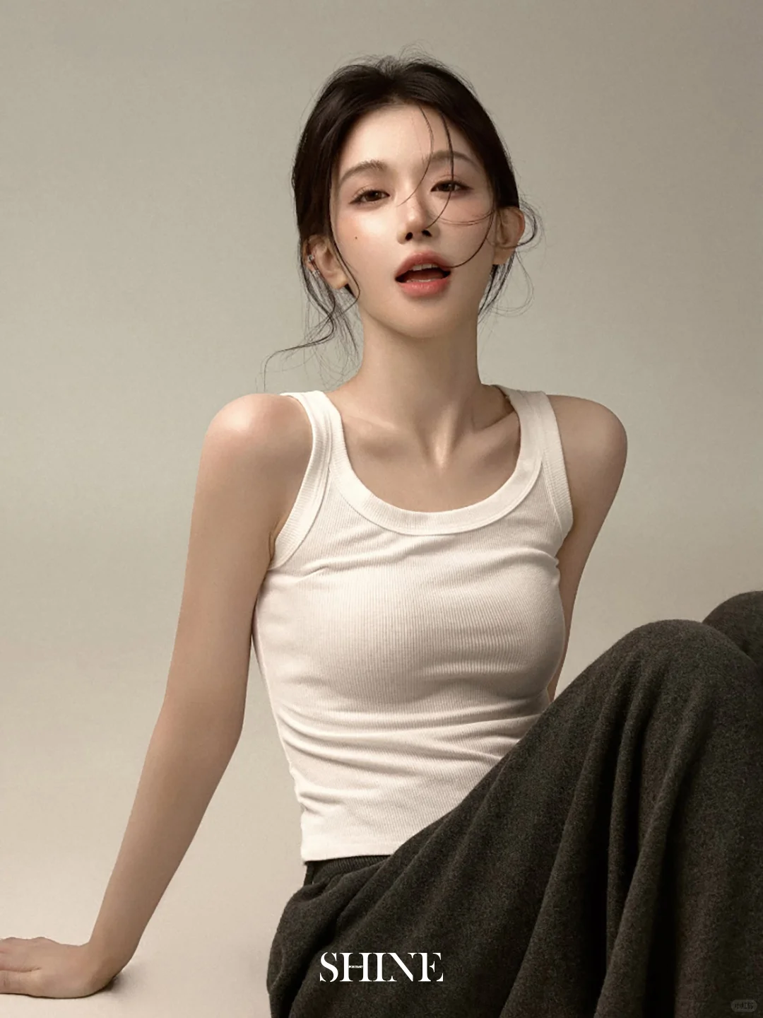 韩系纯欲肖像 | 摄影师把我拍的像只小兔子