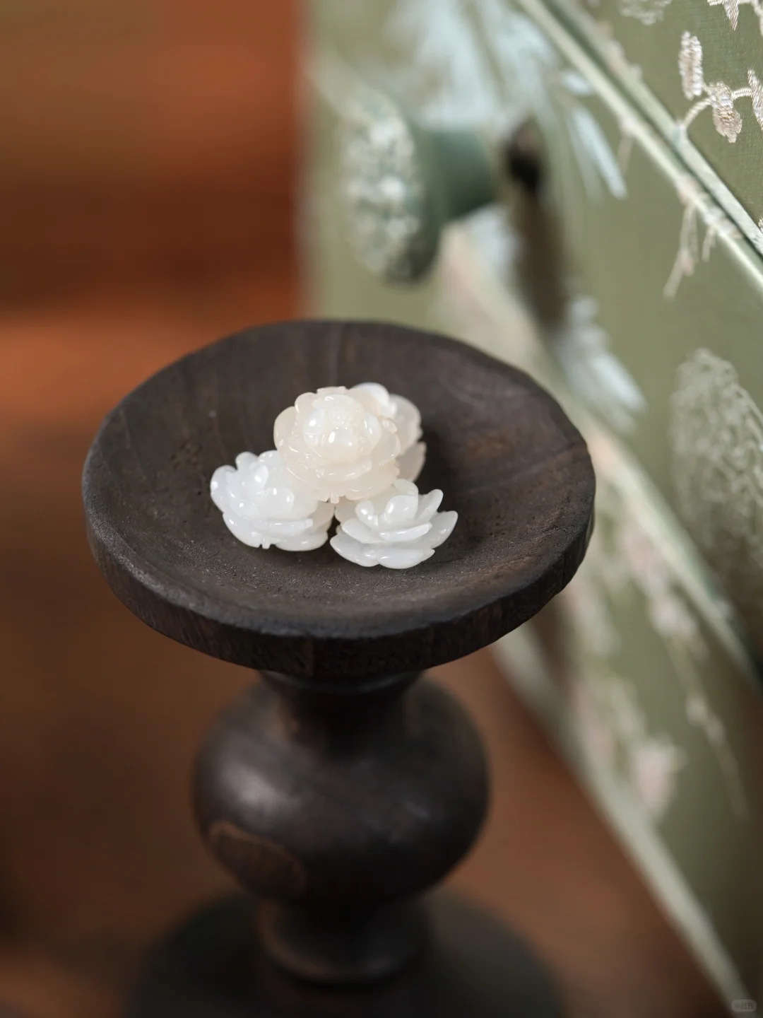 中式优雅🍃国色天香，牡丹含露真珠颗