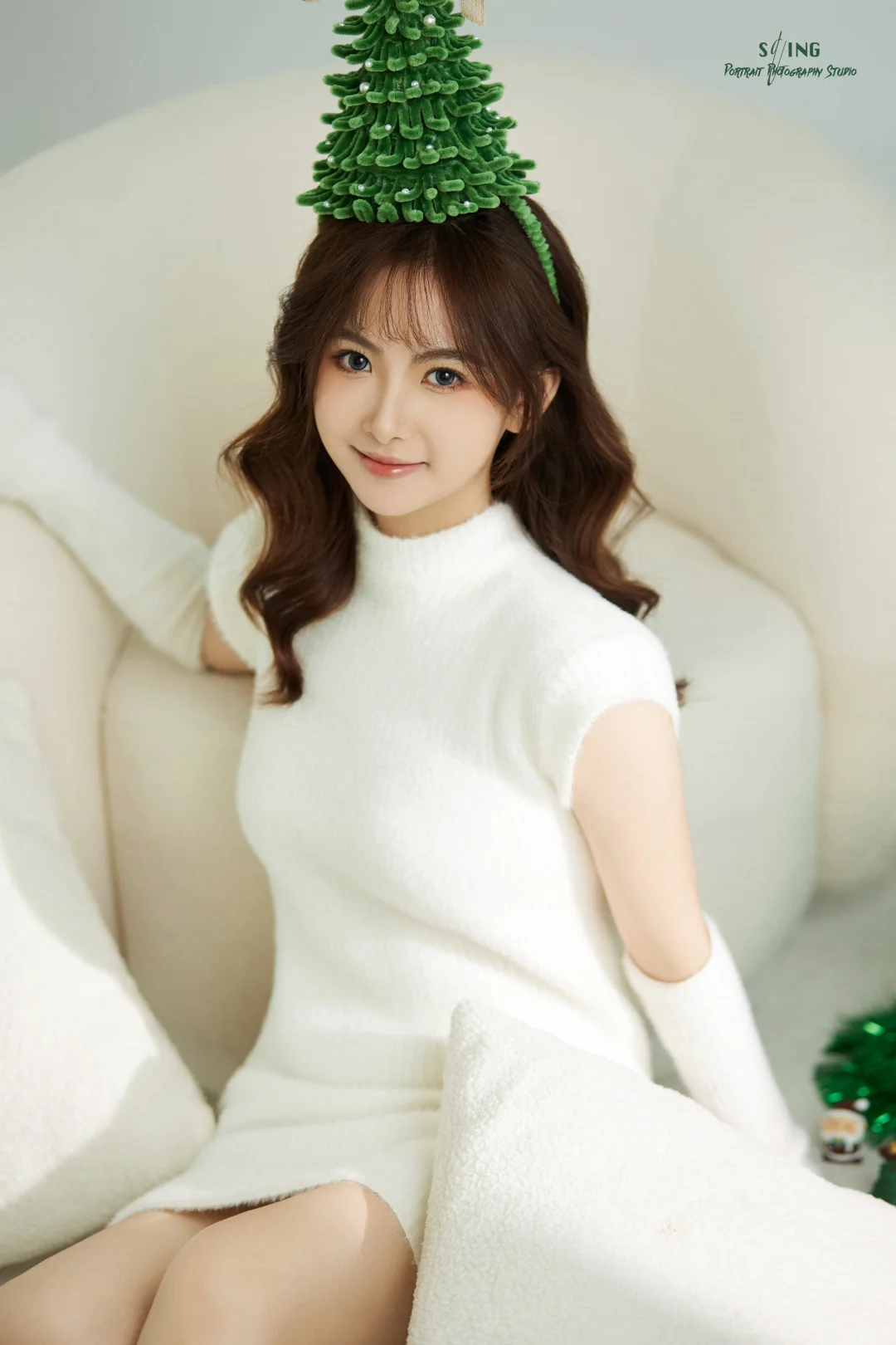 圣诞树长我脑袋上啦🎄这组纯欲圣诞赢麻了