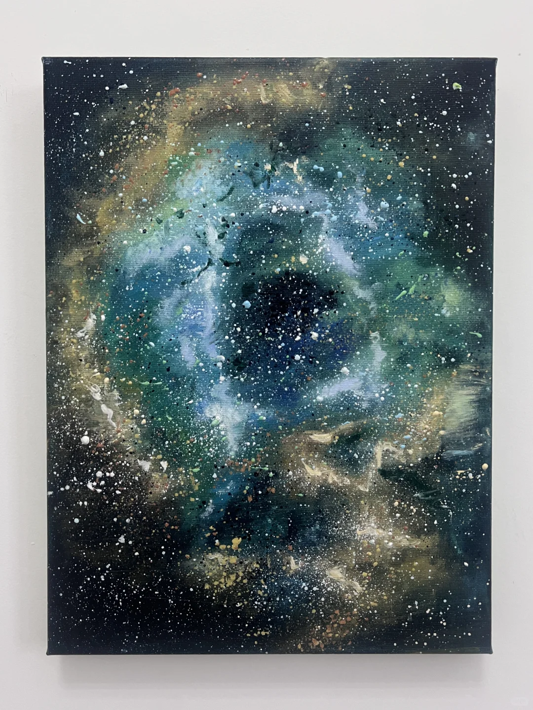 太喜欢这幅，画的时候感觉又深邃又招财