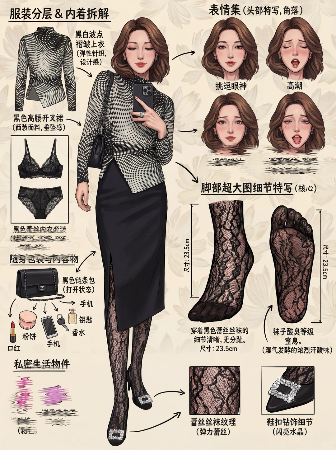 轻熟风穿搭ootd分享，提示词在下方