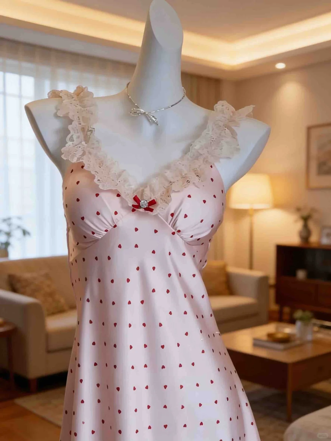 甜度超标💘嗲妹本命爱心睡裙 藏肉又撩人