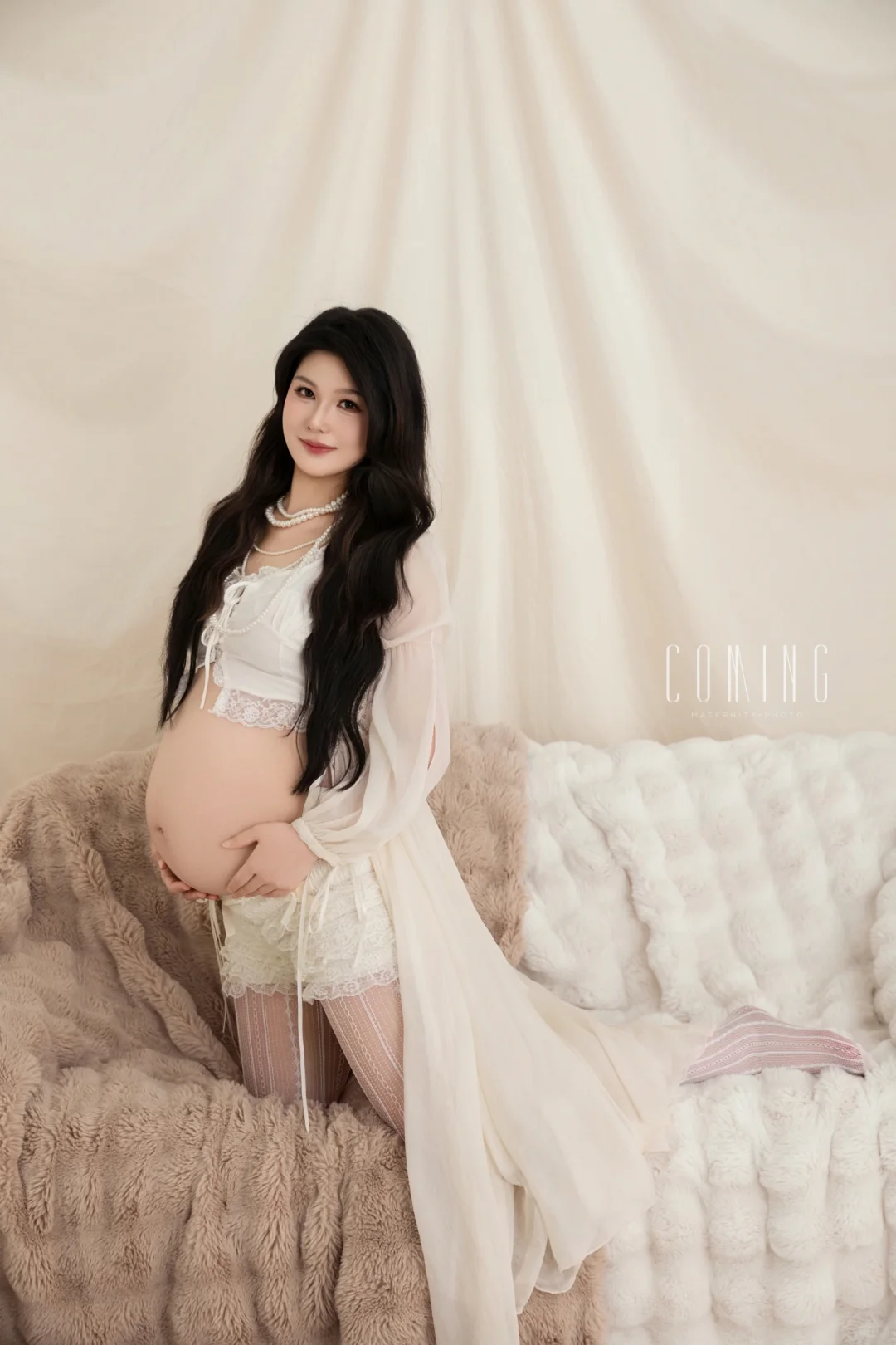 孕期颜值巅峰｜被我这套纯欲风孕妇照拿捏~