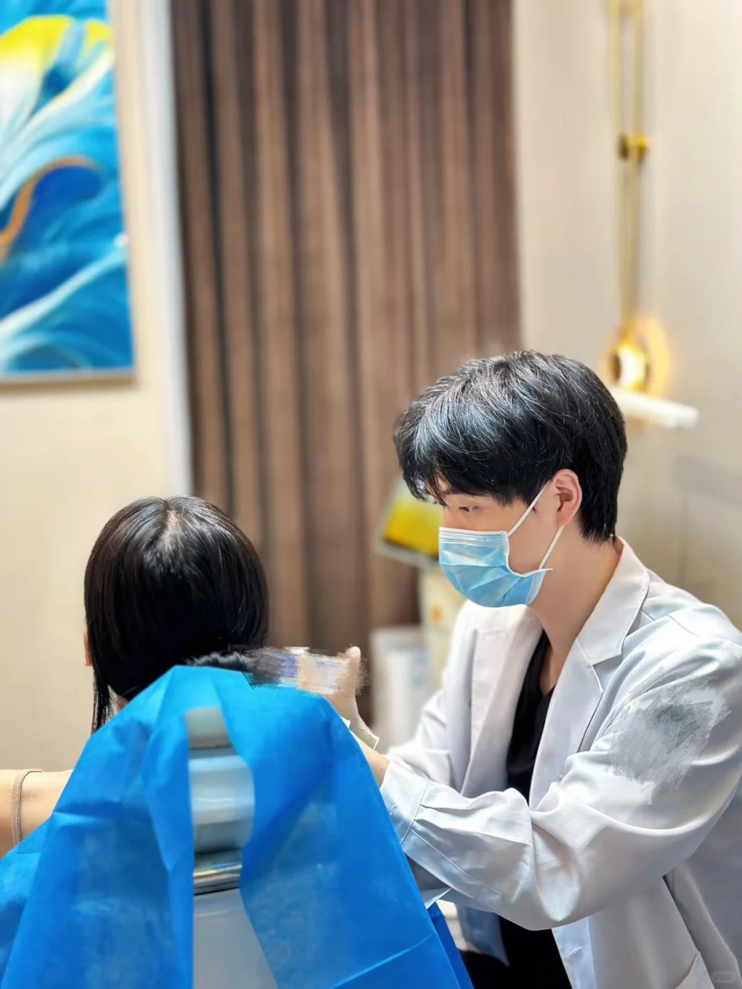 小姐姐下来班就马上过来了 真铁粉~